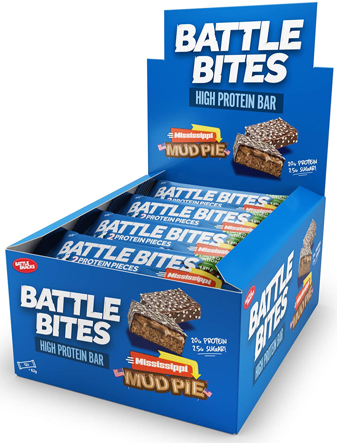 Battle Bites Protein Bar – Mississippi Mud Pie