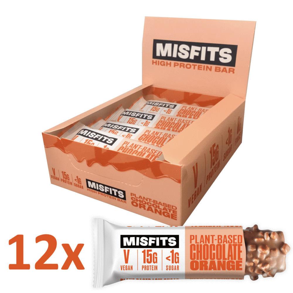 Misfits Vegan Protein Bar – Chocolate Orange Review