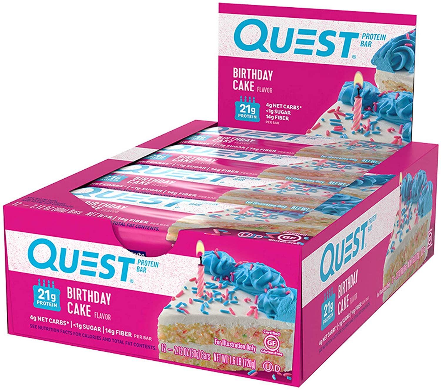 Quest Protein Bar Birthday Cake Flavour Review Protein Bars Reviewed
